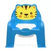 Детский горшок - стульчик Голубой Тигрик