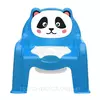 Детский горшок - стульчик Голубой Панда