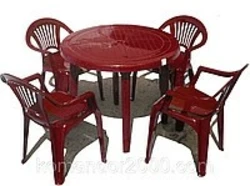 Набор садовой мебели : стол Круг и стулья Луч