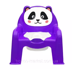 Детский горшок - стульчик Синий Панда