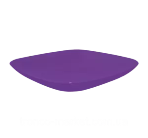 Тарелка квадратная 250*250*30мм. Фиолетовый