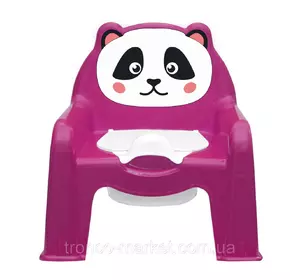 Детский горшок - стульчик Розовый Панда